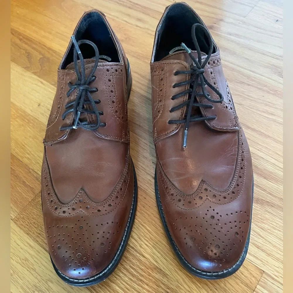 Nunn Bush Old Money Brown Oxford Shoes Size 11